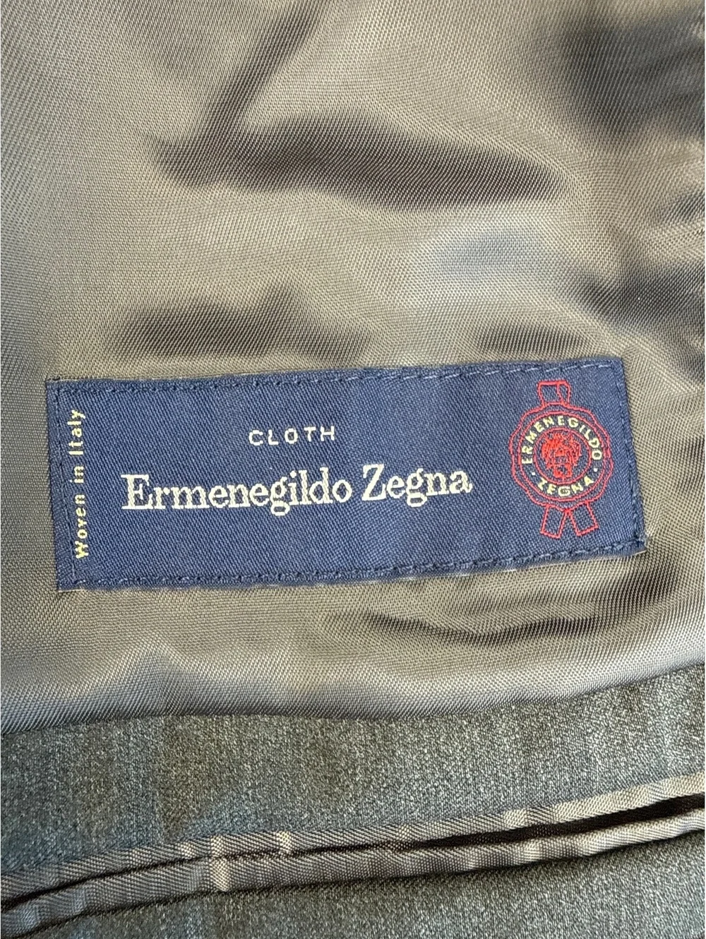 Saks Fifth Ave BLACK Ermenegildo Zegna Wool Silk Sportcoat 44L Gray Slim Fit USA